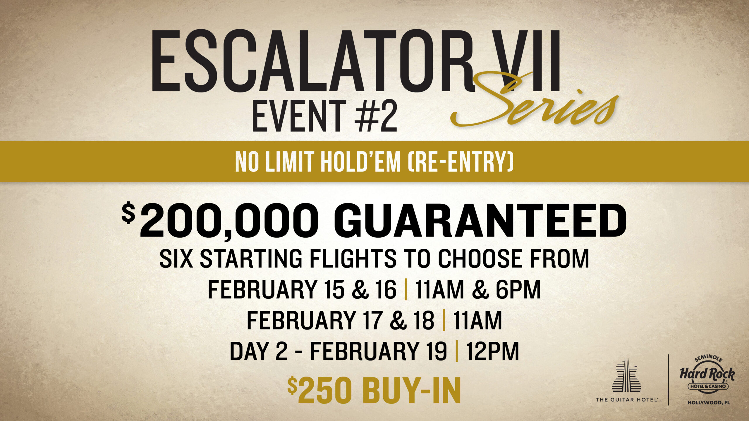 Escalator VII Event # 2 Preview